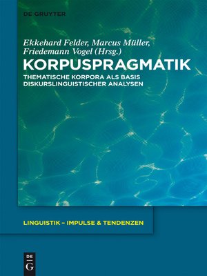 cover image of Korpuspragmatik